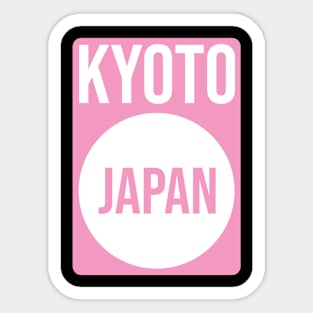 Kyoto Japan Sticker